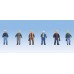 Noch 15057 Working People -- Construction Workers pkg(6) HO